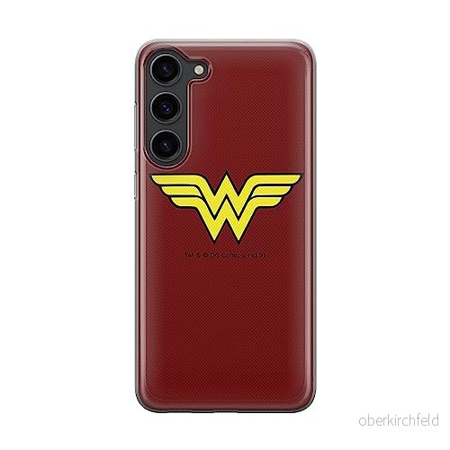 ERT GROUP mobiltelefonfodral för Samsung S23 PLUS originalt och officiellt licensierat DC mönster Wonder Woman 005 optimalt anpassad till formen på mobiltelefonen, fodral tillverkad av TPU plast 5905511445607