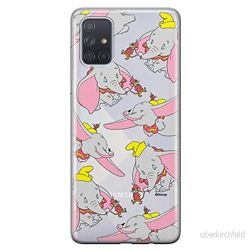 ERT GROUP mobiltelefonfodral för Samsung A71 5G originalt och officiellt licensierat Disney mönster Dumbo 016 optimalt anpassad till formen på mobiltelefonen, gedeeltelijk transparant 5905131803290
