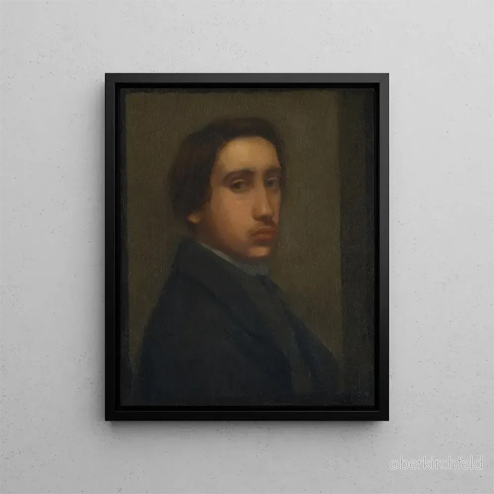 Målning Degas i svart rock - Edgar Degas | Konsttryck