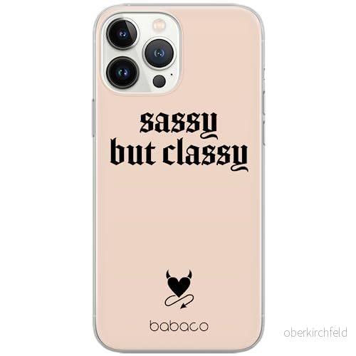 ERT GROUP mobiltelefonfodral för Apple Iphone 13 PRO MAX originalt och officiellt licensierat Babaco mönster Sassy but classy 001, fodral tillverkad av TPU plast 5903932884197