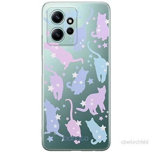 ERT GROUP mobiltelefonfodral för Xiaomi REDMI NOTE 12 4G originalt och officiellt licensierat Babaco mönster Cats 016 optimalt anpassad till formen på mobiltelefonen, gedeeltelijk transparant 5905511946685