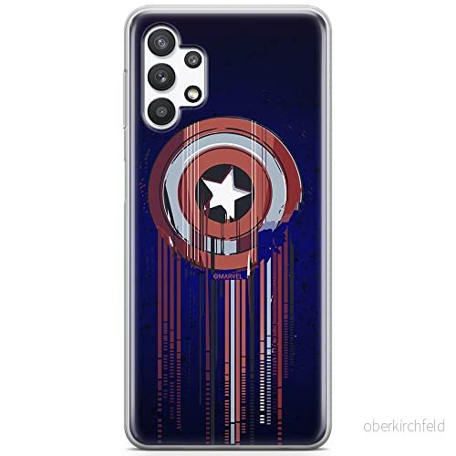 ERT GROUP mobiltelefonfodral för Samsung A32 5G originalt och officiellt licensierat Marvel mönster Captain America 017 optimalt anpassad till formen på mobiltelefonen, fodral tillverkad av TPU plast 5903040049822