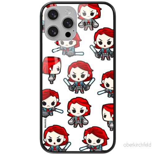 ERT GROUP mobiltelefonfodral för Samsung S21 PLUS originalt och officiellt licensierat Marvel mönster Black Widow 013 tillverkad av härdat glas, optimalt anpassat till mobilens form, skyddsfodral 5904805235962