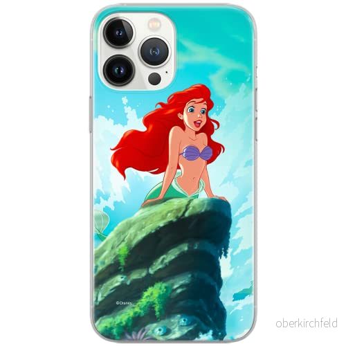 ERT GROUP mobiltelefonfodral för Iphone 13 PRO originalt och officiellt licensierat Disney mönster Ariel 001 Vit optimalt anpassad till formen på mobiltelefonen, fodral tillverkad av TPU plast 5903932924251