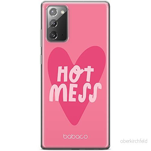 ERT GROUP mobiltelefonfodral för Samsung GALAXY NOTE 20 originalt och officiellt licensierat Babaco mönster Hot Mess 001 optimalt anpassad till formen på mobiltelefonen, fodral tillverkad av TPU plast 5904805027406