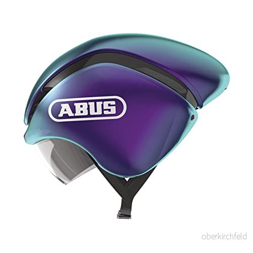 ABUS tempoloppshjälm GameChanger TT Aerodynamisk cykelhjälm med optimala ventilationsegenskaper för män och kvinnor Lila, storlek S 4003318641824