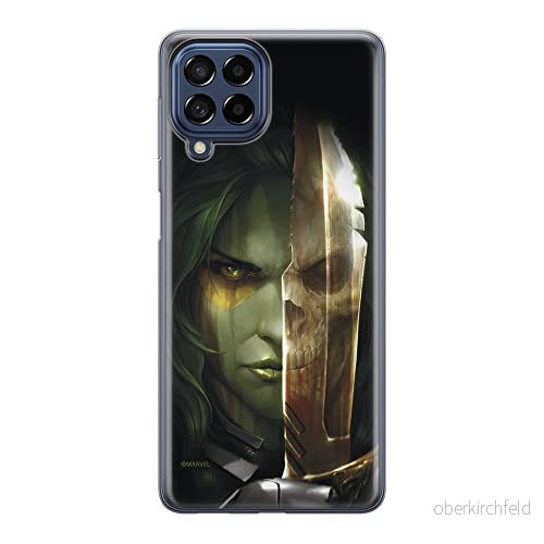ERT GROUP mobiltelefonfodral för Samsung M53 5G originalt och officiellt licensierat Marvel mönster Gamora 002 optimalt anpassad till formen på mobiltelefonen, fodral tillverkad av TPU plast 5905511393519