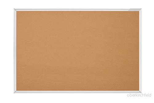 magnetoplan Korkboard SP 1200 x 900 mm Rahmenfarbe: alusilber Tafelfarbe: Naturkork 4013695026091
