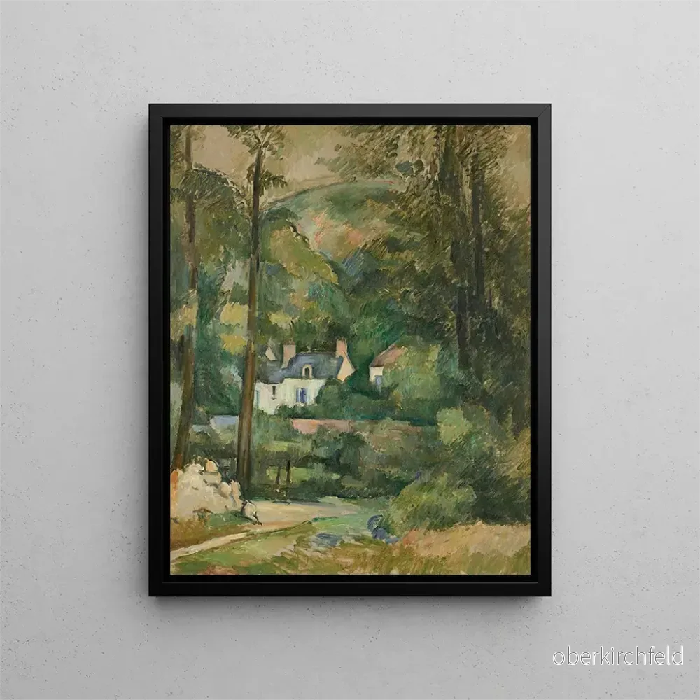 Målning Maisons au Chou, Pontoise – Paul Cézanne | Konsttryck Målning Maisons au Chou, Pontoise – Paul Cézanne | Konsttryck