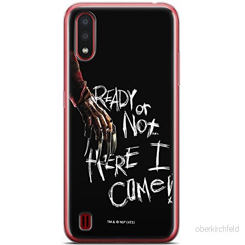 ERT GROUP mobiltelefonfodral för Samsung A01 originalt och officiellt licensierat Horror mönster Nightmare of Elm Street 001 anpassad till formen på mobiltelefonen, fodral tillverkad av TPU plast 5905511068981