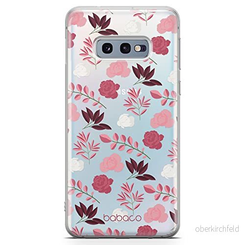 ERT GROUP mobiltelefonfodral för Samsung S10e originalt och officiellt licensierat Babaco mönster Flowers 020 optimalt anpassad till formen på mobiltelefonen, gedeeltelijk transparant 5903932640236