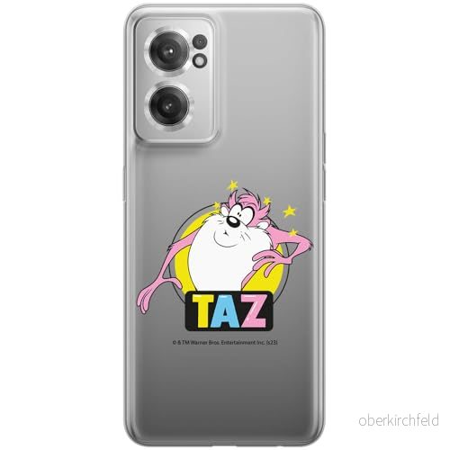 ERT GROUP mobiltelefonfodral för OnePlus NORD CE 2 originalt och officiellt licensierat Looney Tunes mönster Tasmanian 007 optimalt anpassad till formen på mobiltelefonen, gedeeltelijk transparant 5905795137380