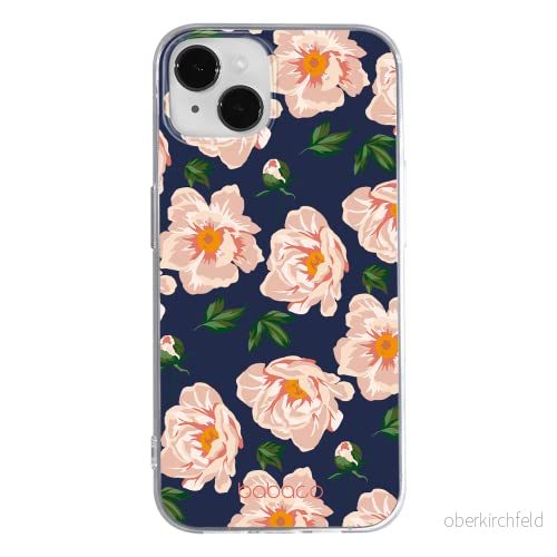 ERT GROUP mobiltelefonfodral för Apple Iphone 14 PLUS originalt och officiellt licensierat Babaco mönster Flowers 014 optimalt anpassad till formen på mobiltelefonen, fodral tillverkad av TPU plast 5905131899354