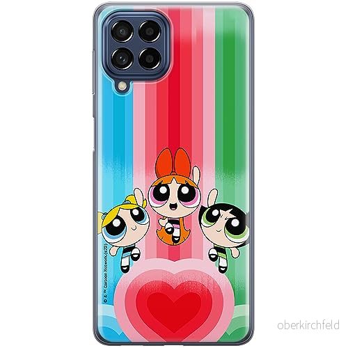 ERT GROUP mobiltelefonfodral för Samsung M53 5G originalt och officiellt licensierat The Powerpuff Girls mönster 036, fodral tillverkad av TPU plast 5905511981327