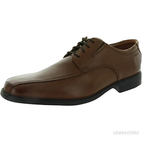 Clarks herr Tilden Walk, Mörkt solbrunt läder, 43 EU 889306542441