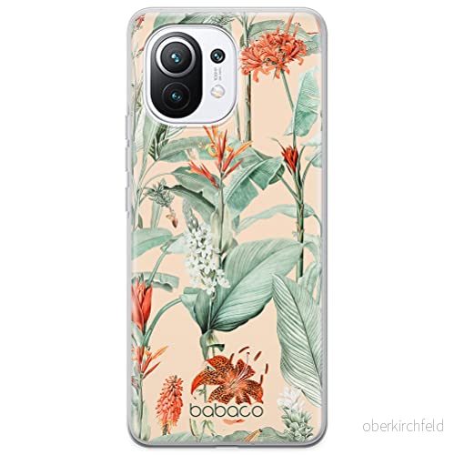 ERT GROUP mobiltelefonfodral för Xiaomi 11 originalt och officiellt licensierat Babaco mönster Flowers 048 optimalt anpassad till formen på mobiltelefonen, fodral tillverkad av TPU plast 5905131338952