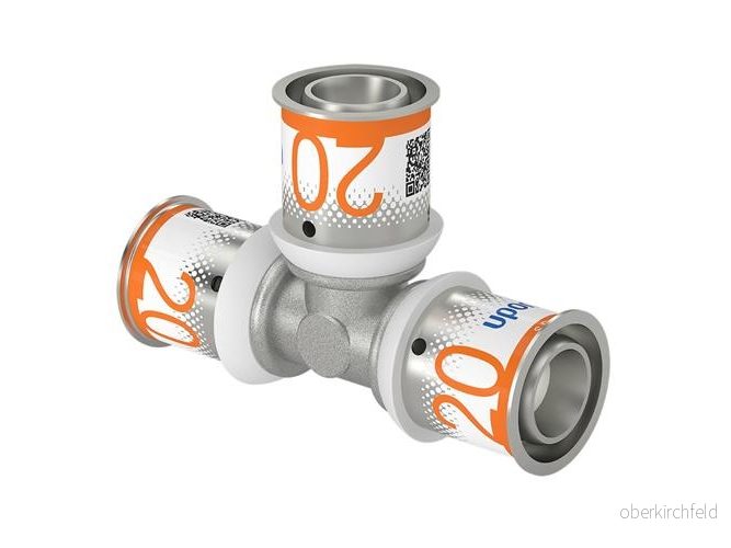 Uponor S-Press Plus T-rör 20-20-20 Artikelnummer 1808007 6414905218813