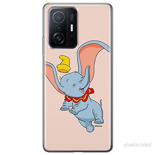 ERT GROUP mobiltelefonfodral för Xiaomi 11T 5G / PRO originalt och officiellt licensierat Disney mönster Dumbo 015 anpassad till formen på mobiltelefonen, fodral tillverkad av TPU plast 5905131182067