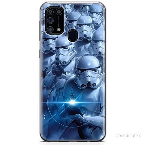 ERT GROUP mobiltelefonfodral för Samsung M31 originalt och officiellt licensierat Star Wars mönster Stormtrooper 011 optimalt anpassad till formen på mobiltelefonen, fodral tillverkad av TPU plast 5904805479847