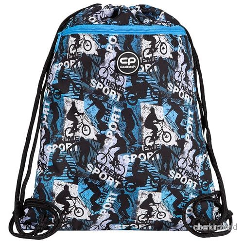 Coolpack Bikers grön, unisex barn sportväska, en storlek, Material: Polyester, Taille unique 5907620109081