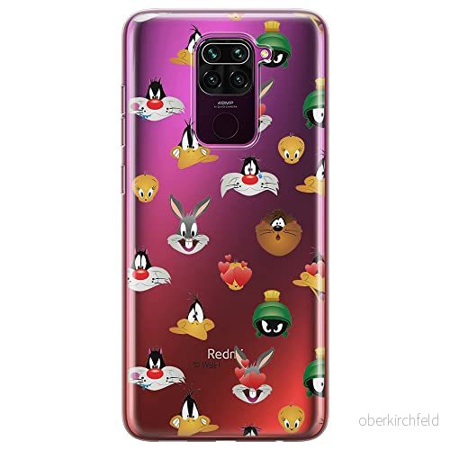 ERT GROUP mobiltelefonfodral för Xiaomi REDMI NOTE 9 originalt och officiellt licensierat Looney Tunes mönster 007 optimalt anpassad till formen på mobiltelefonen, gedeeltelijk transparant 5903040332061