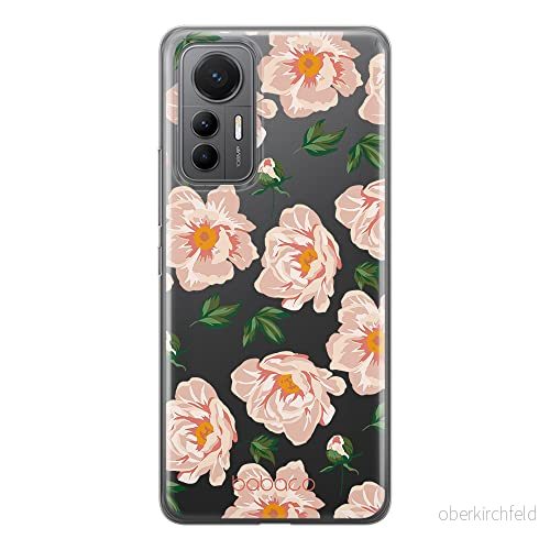 ERT GROUP mobiltelefonfodral för Xiaomi 12 LITE originalt och officiellt licensierat Babaco mönster Flowers 014 optimalt anpassad till formen på mobiltelefonen, gedeeltelijk transparant 5905511506223