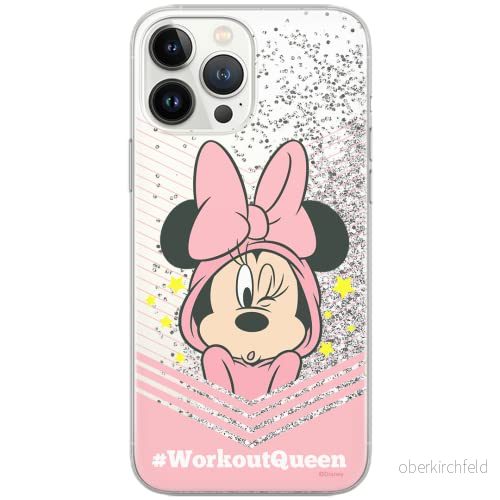 ERT GROUP mobiltelefonfodral för Apple Iphone 6/7 / 8 originalt och officiellt licensierat Disney mönster Minnie 053 Vit optimalt anpassad till formen på mobiltelefonen, med glitter overflow effekt 5902980733198