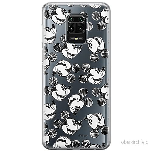 ERT GROUP mobiltelefonfodral för Xiaomi REDMI NOTE 9 PRO/ 9S originalt och officiellt licensierat Disney mönster Mickey 025 optimalt anpassad till formen på mobiltelefonen, gedeeltelijk transparant 5903040312162