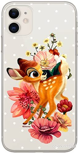 ERT GROUP mobiltelefonfodral för Apple Iphone 5/5S/SE originalt och officiellt licensierat Disney mönster Bambi 014 Vit optimalt anpassad till formen på mobiltelefonen, gedeeltelijk transparant 5904805362262