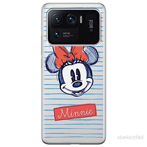 ERT GROUP mobiltelefonfodral för Xiaomi MI 11 ULTRA originalt och officiellt licensierat Disney mönster Minnie 011 optimalt anpassad till formen på mobiltelefonen, gedeeltelijk transparant 5903932708875