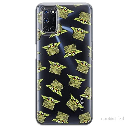 ERT GROUP mobiltelefonfodral för Oppo A92/ A72/ A52 originalt och officiellt licensierat Star Wars mönster Baby Yoda 008 optimalt anpassad till formen på mobiltelefonen, gedeeltelijk transparant 5903040207093