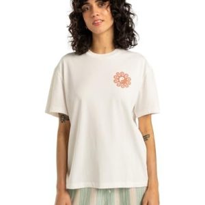 Billabong Sunshine Living Tshirt med print, Storlek: Medium, Salt crystal 3616750763613