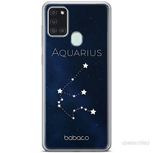 ERT GROUP mobiltelefonfodral för Samsung A21s originalt och officiellt licensierat Babaco mönster Zodiac Constellation 011 anpassad till formen på mobiltelefonen, fodral tillverkad av TPU plast 5903932220605
