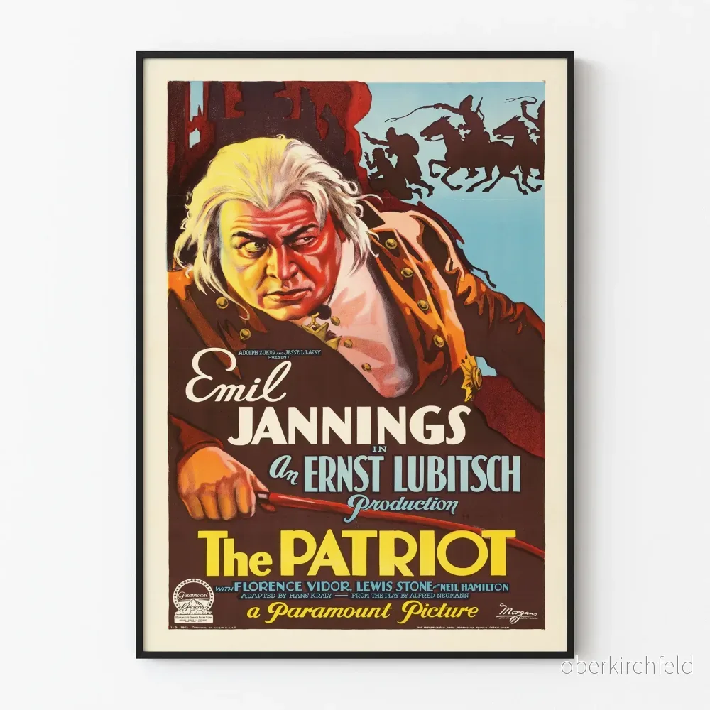Vintageposter The Patriot - Klassisk filmväggdekoration