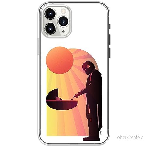 ERT GROUP mobiltelefonfodral för Iphone 11 PRO MAX originalt och officiellt licensierat Star Wars mönster Baby Yoda 031 optimalt anpassad till formen på mobiltelefonen, fodral tillverkad av TPU plast 5905511751272