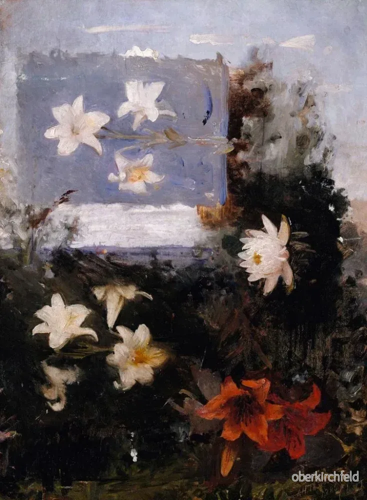Målning av blomstudier - Abbott Handerson Thayer | Konsttryck - Bild 2