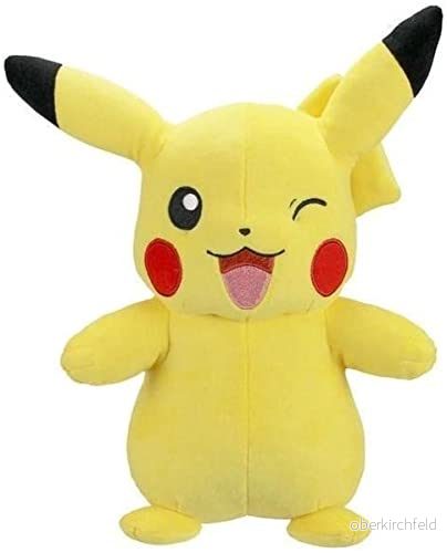 Pokémon PKW1778 30 cm plysch Pikachu, officiell 889933977302