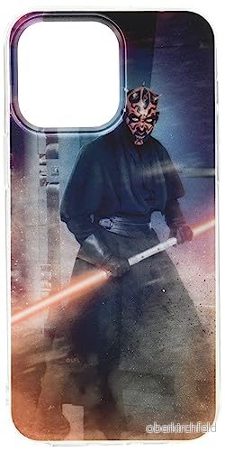 ERT GROUP mobiltelefonfodral för Apple Iphone 14 PRO MAX originalt och officiellt licensierat Star Wars mönster Darth Maul 001 anpassad till formen på mobiltelefonen, fodral tillverkad av TPU plast 5905131944467