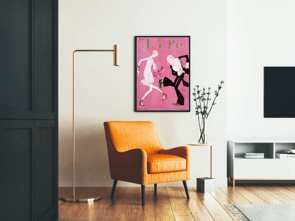 Vintageaffisch Life Magazine 1926 Dans och Elegans Art Déco - Bild 2