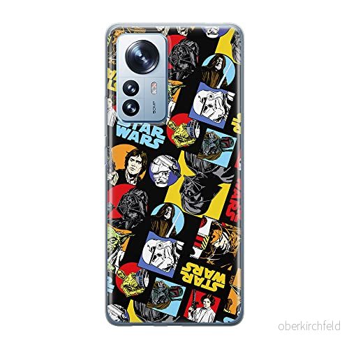 ERT GROUP mobiltelefonfodral för Xiaomi 12 / 12X originalt och officiellt licensierat Star Wars mönster 018 optimalt anpassad till formen på mobiltelefonen, fodral tillverkad av TPU plast 5905511485542