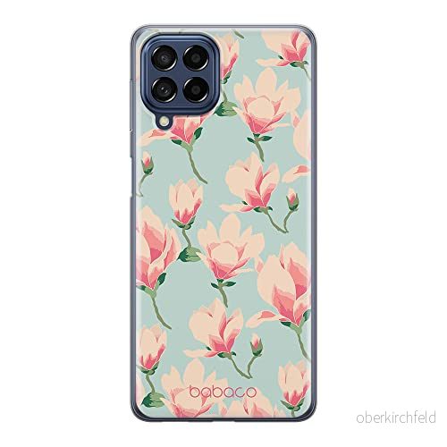 ERT GROUP mobiltelefonfodral för Samsung M53 5G originalt och officiellt licensierat Babaco mönster Flowers 016 optimalt anpassad till formen på mobiltelefonen, fodral tillverkad av TPU plast 5905511386061