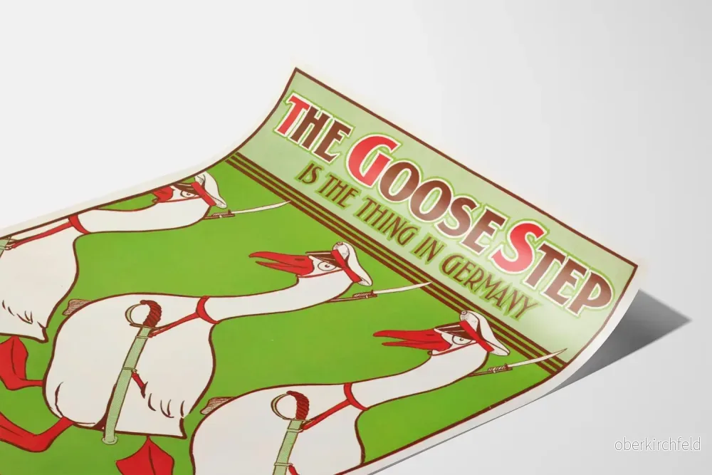Vintage väggdekorposter The Goose Step - Bild 3