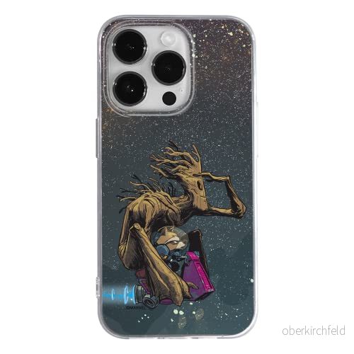 ERT GROUP mobiltelefonfodral för Apple Iphone 14 PRO originalt och officiellt licensierat Marvel mönster Guardians of the Galaxy 004, fodral tillverkad av TPU plast 5905131909916