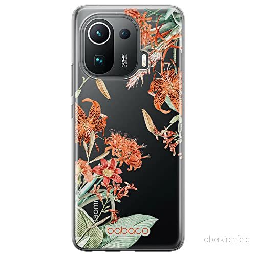 ERT GROUP mobiltelefonfodral för Xiaomi MI 11 PRO originalt och officiellt licensierat Babaco mönster Flowers 057 optimalt anpassad till formen på mobiltelefonen, gedeeltelijk transparant 5905131364678