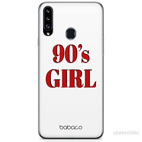 ERT GROUP mobiltelefonfodral för Samsung A20S originalt och officiellt licensierat Babaco mönster 90's Girl 001 optimalt anpassad till formen på mobiltelefonen, fodral tillverkad av TPU plast 5903932317121