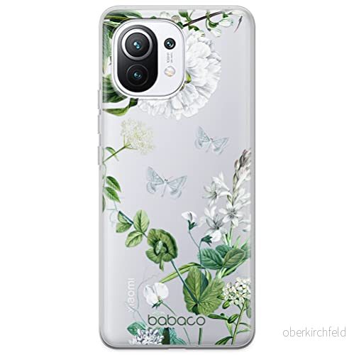 ERT GROUP mobiltelefonfodral för Xiaomi 11 originalt och officiellt licensierat Babaco mönster Flowers 030 optimalt anpassad till formen på mobiltelefonen, gedeeltelijk transparant 5905131279118