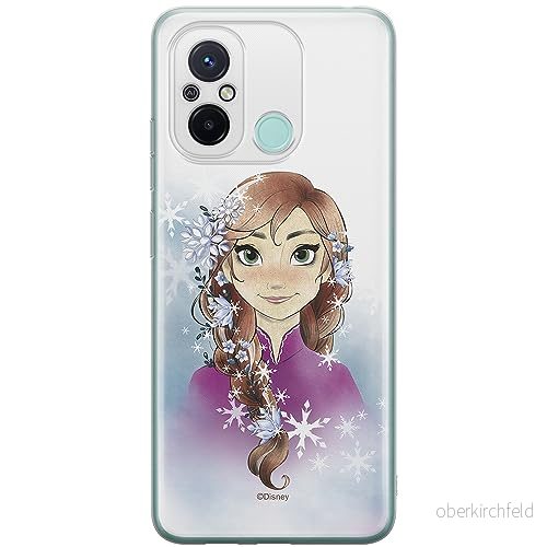 ERT GROUP mobiltelefonfodral för Xiaomi REDMI 12C/ 11A originalt och officiellt licensierat Disney mönster Anna 001 anpassad till formen på mobiltelefonen, fodral tillverkad av TPU plast 5905511838041