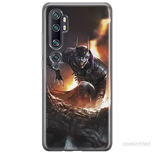 ERT GROUP mobiltelefonfodral för Xiaomi MI NOTE 10 / PRO originalt och officiellt licensierat DC mönster Batman Who Laughs 001, fodral tillverkad av TPU plast 5904805584183
