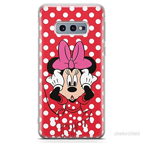 ERT GROUP mobiltelefonfodral för Samsung S10e originalt och officiellt licensierat Disney mönster Minnie 016 optimalt anpassad till formen på mobiltelefonen, fodral tillverkad av TPU plast 5903040692530