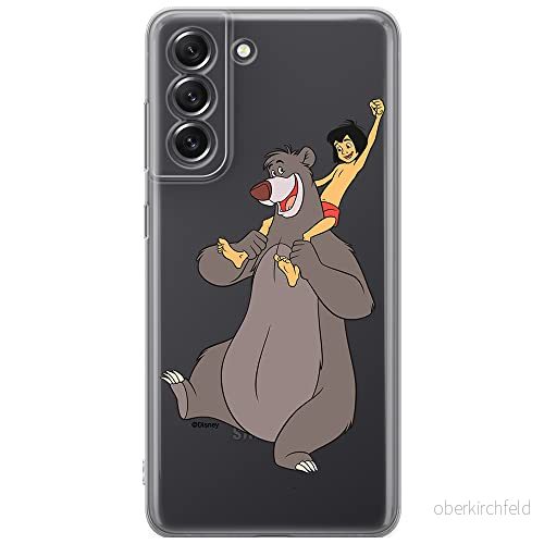 ERT GROUP mobiltelefonfodral för Samsung S21 FE originalt och officiellt licensierat Disney mönster Jungle Book 002 optimalt anpassad till formen på mobiltelefonen, gedeeltelijk transparant 5905131200549